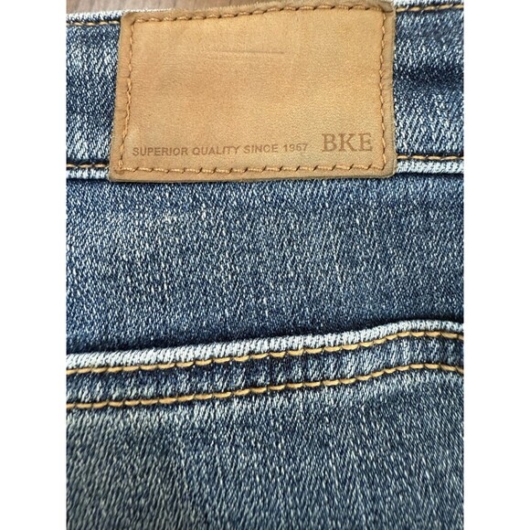 BKE Denim Stella Mid-Rise Distressed Cutoff Jean Shorts Raw Frayed Hem 29 - Picture 9 of 10